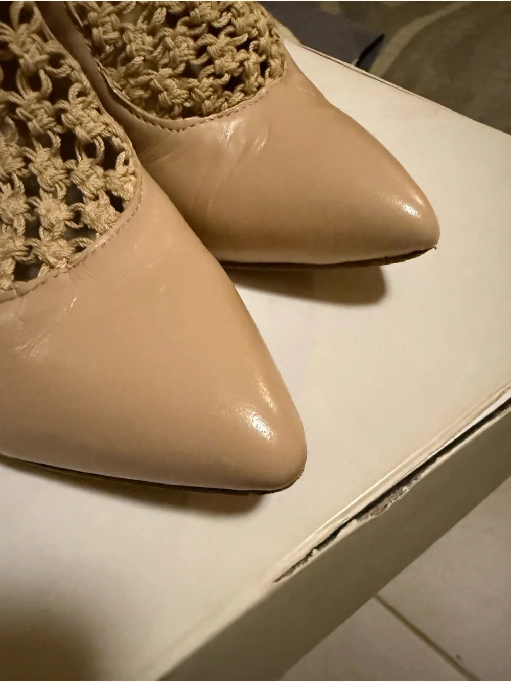 Emily B Over-the-Knee Fishnet Stiletto Boots